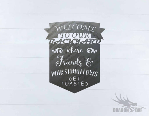 Welcome Sign 87 - DXF Download
