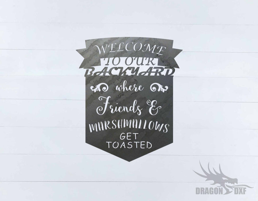 Welcome Sign 87 - DXF Download
