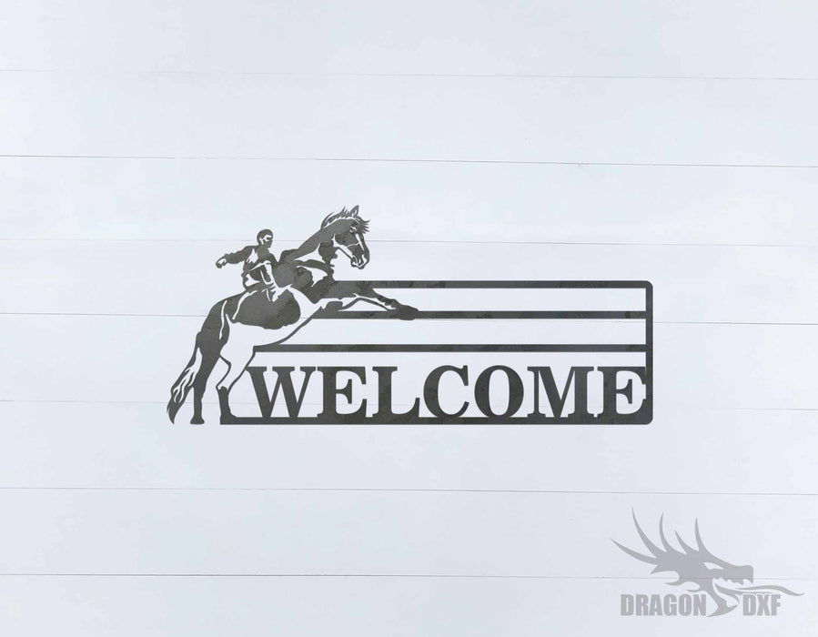 Welcome Sign 89 - DXF Download