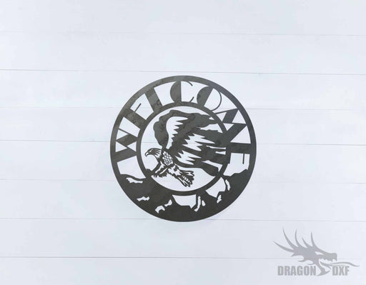 Welcome Sign 8 - DXF Download