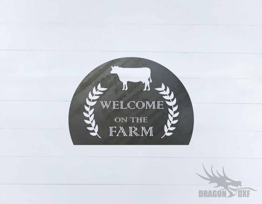 Welcome Sign 93 - DXF Download