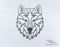Wolf - Geometric - Deco - Animals -  DXF Download