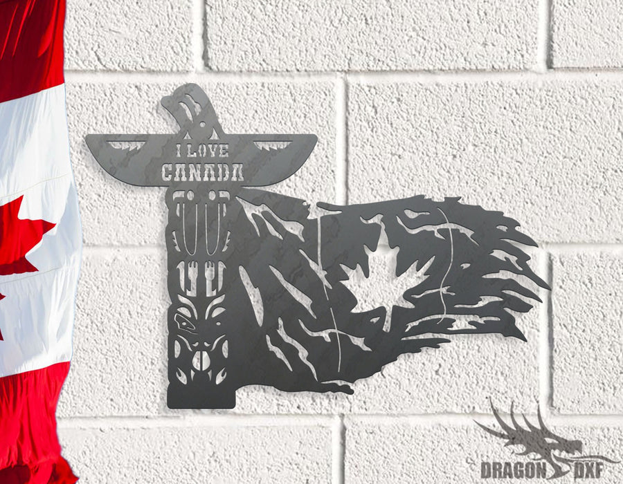 Canada Flag Design 1 - DXF Download