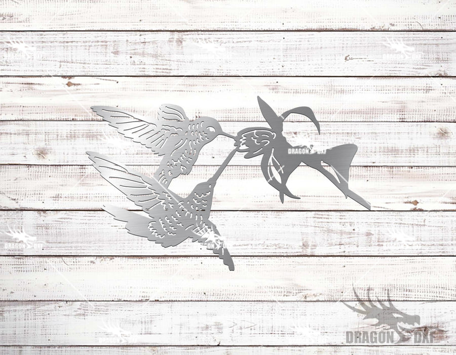 Humming Bird 12 Design  - Plasma Laser DXF Cut File