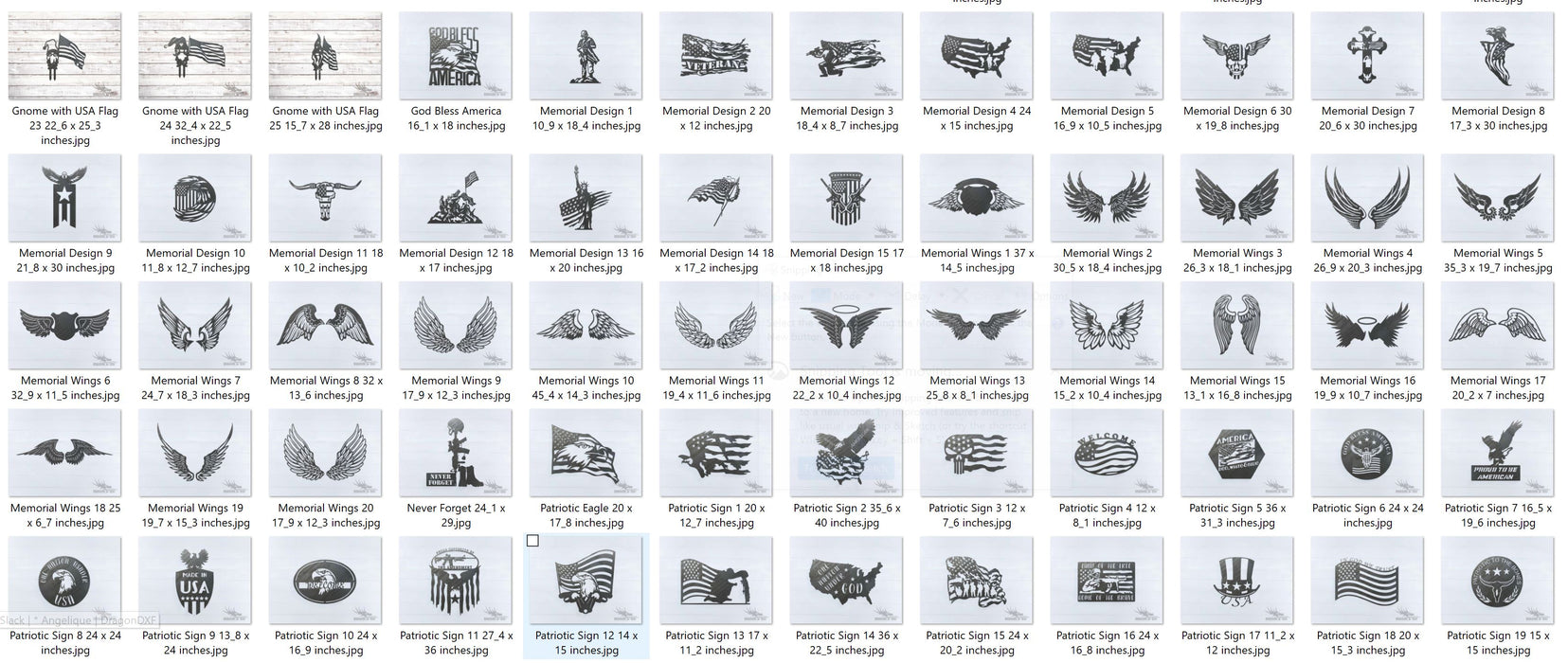 2022 - 4th of July Independence Sale (200+ Designs) - DXF Download